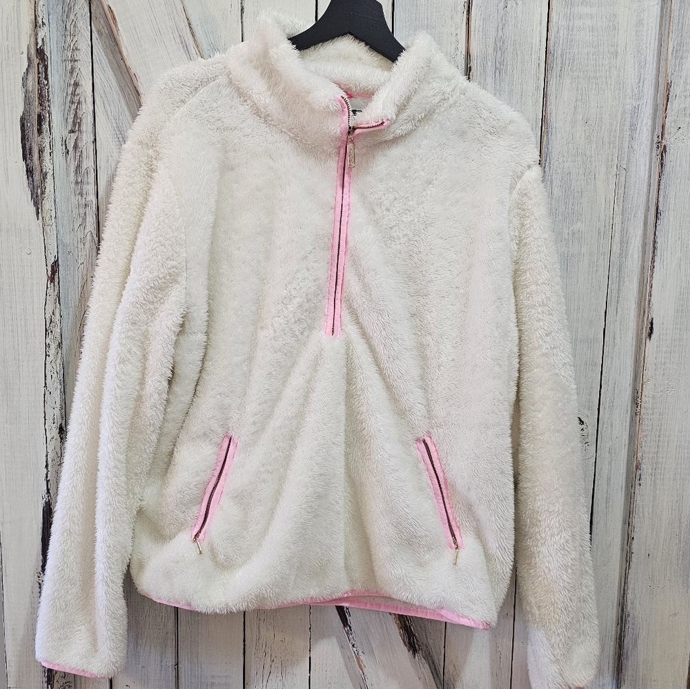 Lilly Pulitzer XL Barkley sherpa zip-up
